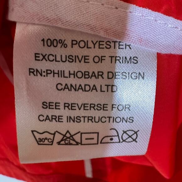 Cambridge Dry Goods Women’s Red Anorak Jacket XL No Hood - Picture 8 of 10